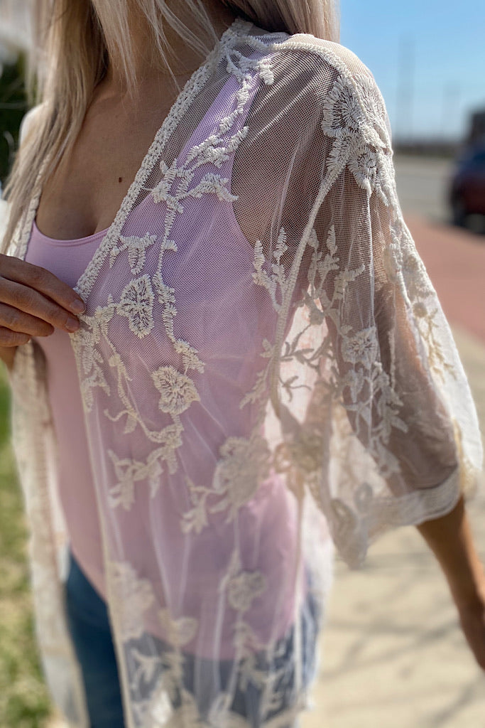 Gorgeous Lace Duster Cardigan