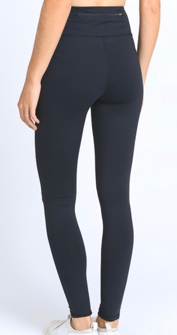 Knee Cut Out High Waisted Leggings