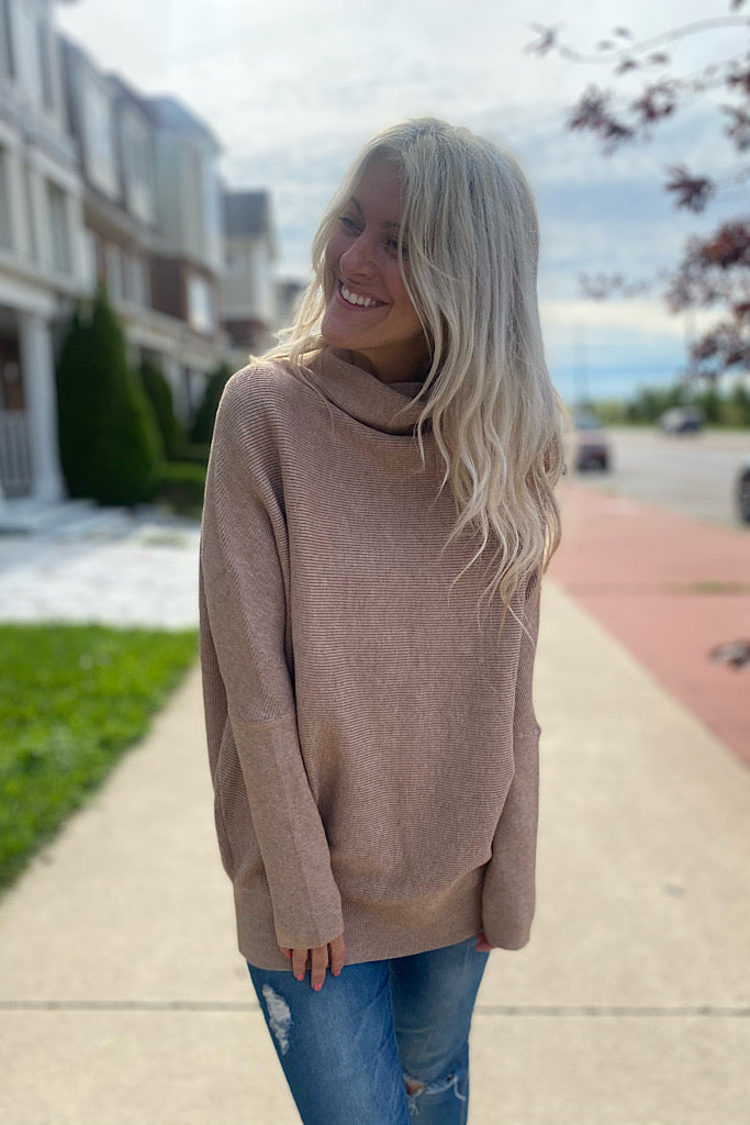 Latte Date Super Soft Dolman Sweater