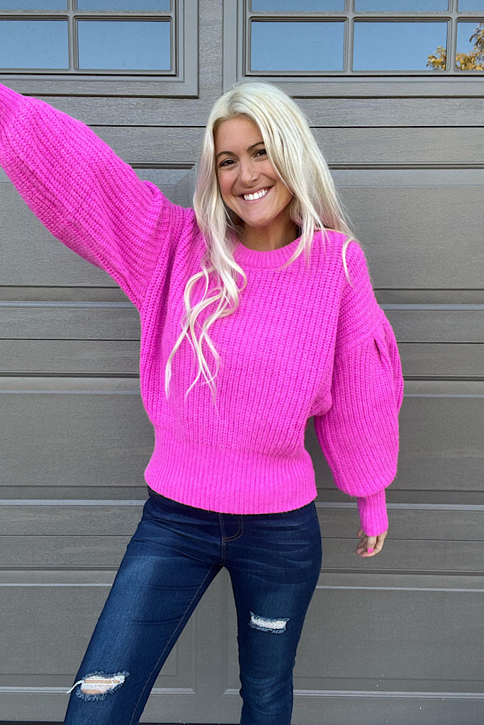 Luxe Chunky Knit Pullover Sweater