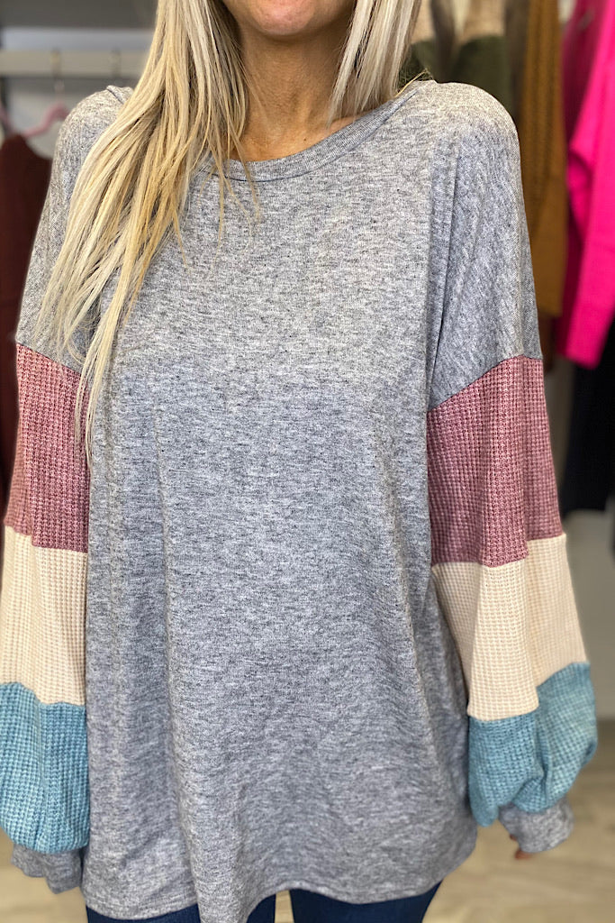 Life Of The Party Soft Slouchy Knit Top