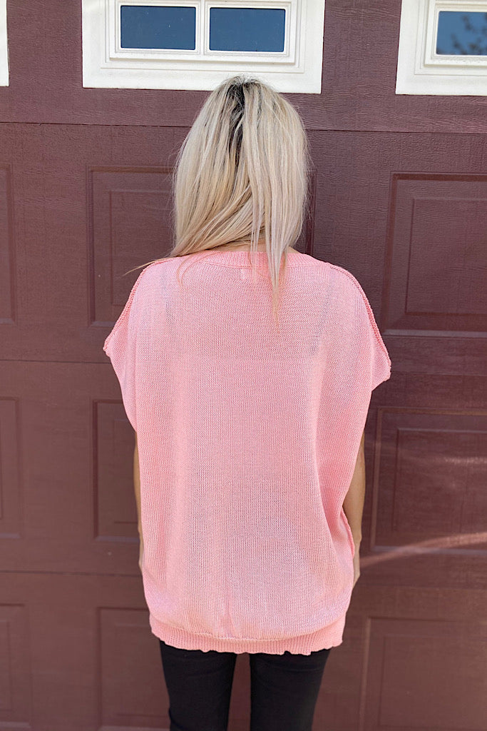 Pink Lemonade Summer Sweater