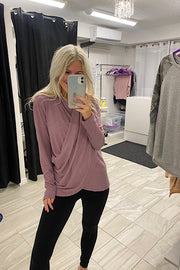 New Colour Stephie Surplice Ribbed Top