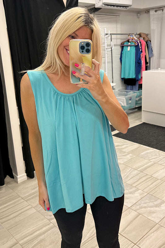 Blue Butter Soft Favourite Tank Top-SALE