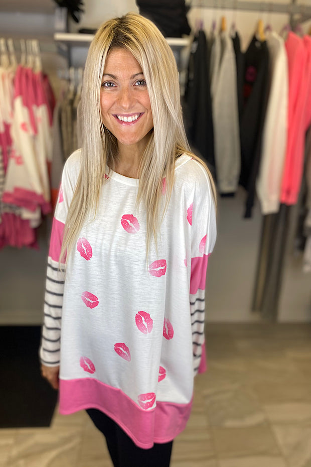 Your Everything Lips Boho Top