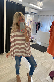 Strawberry Shortcake Striped Boho Top-Restocked