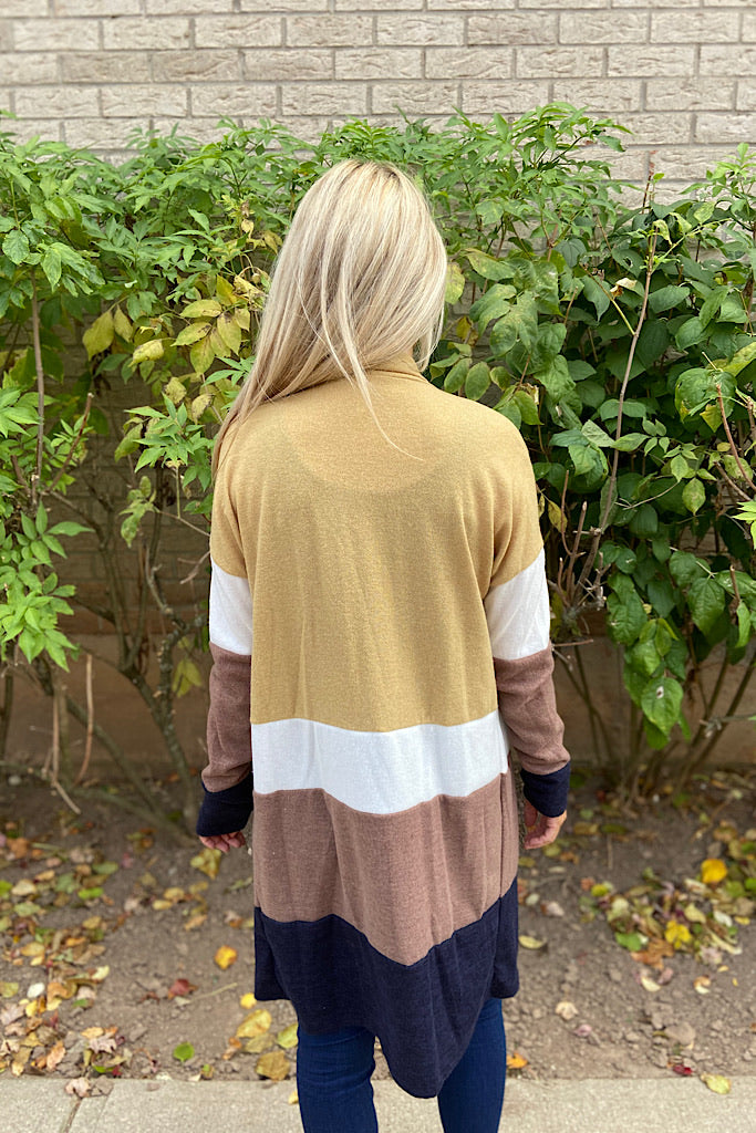 The Perfect Colourblock Cardigan