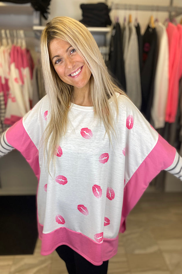 Your Everything Lips Boho Top