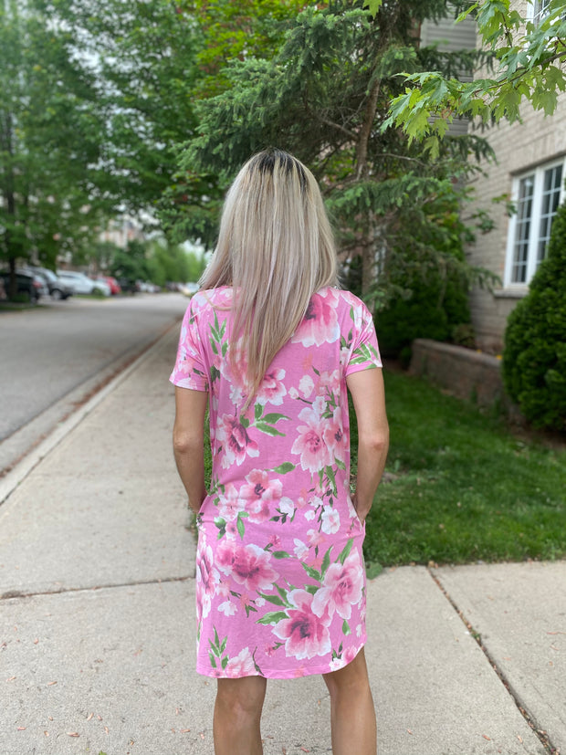 Pink Sweetness Floral Dress
