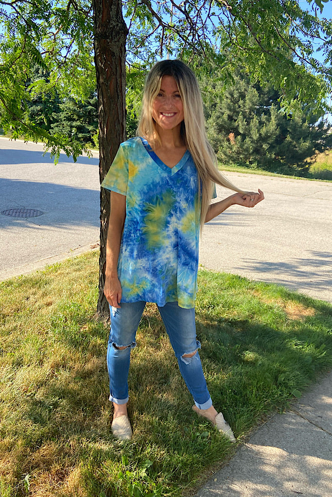 Dynamic Tie Dye Top