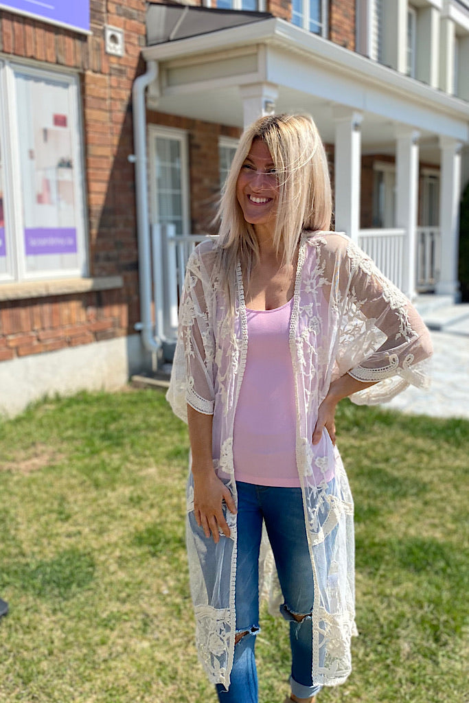 Gorgeous Lace Duster Cardigan