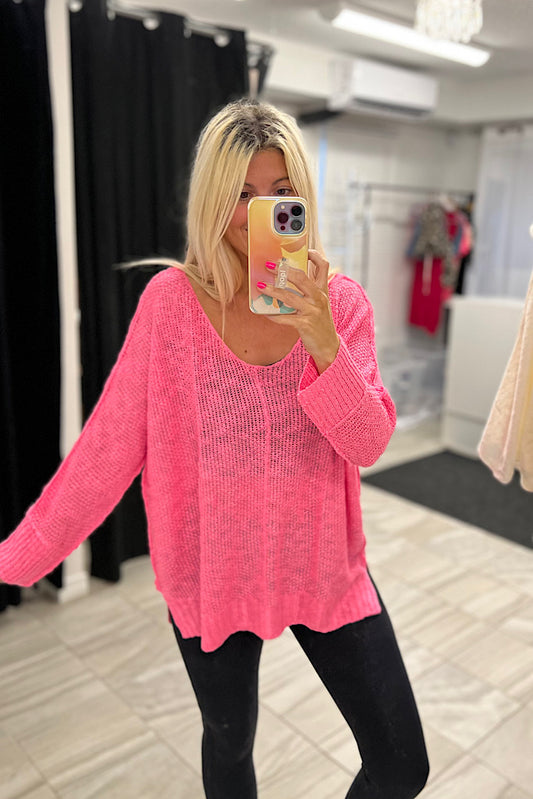 Gorgeous Candy Pink Sweater