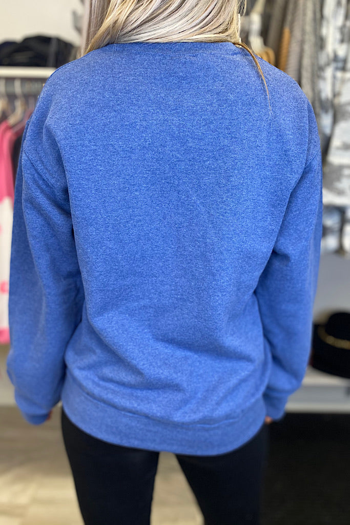 Kindness Matters Sweatshirt-Denim Blue