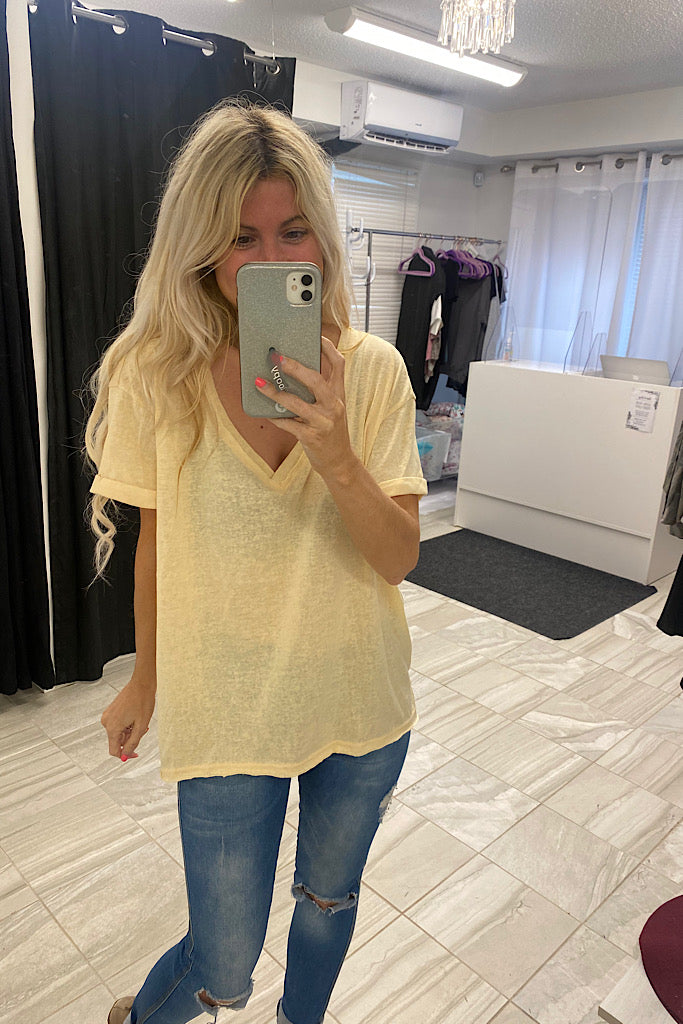 Perfect Always Vanilla Cotton Mix Top