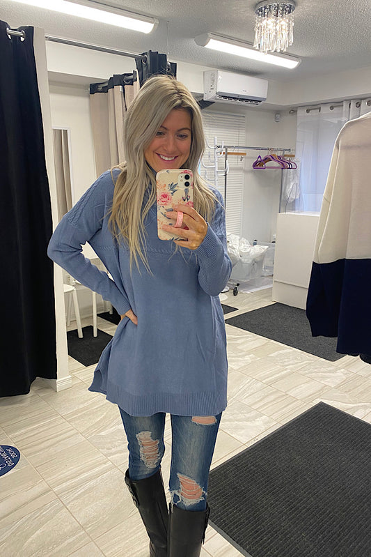 Baby Blue Daydream Sweater