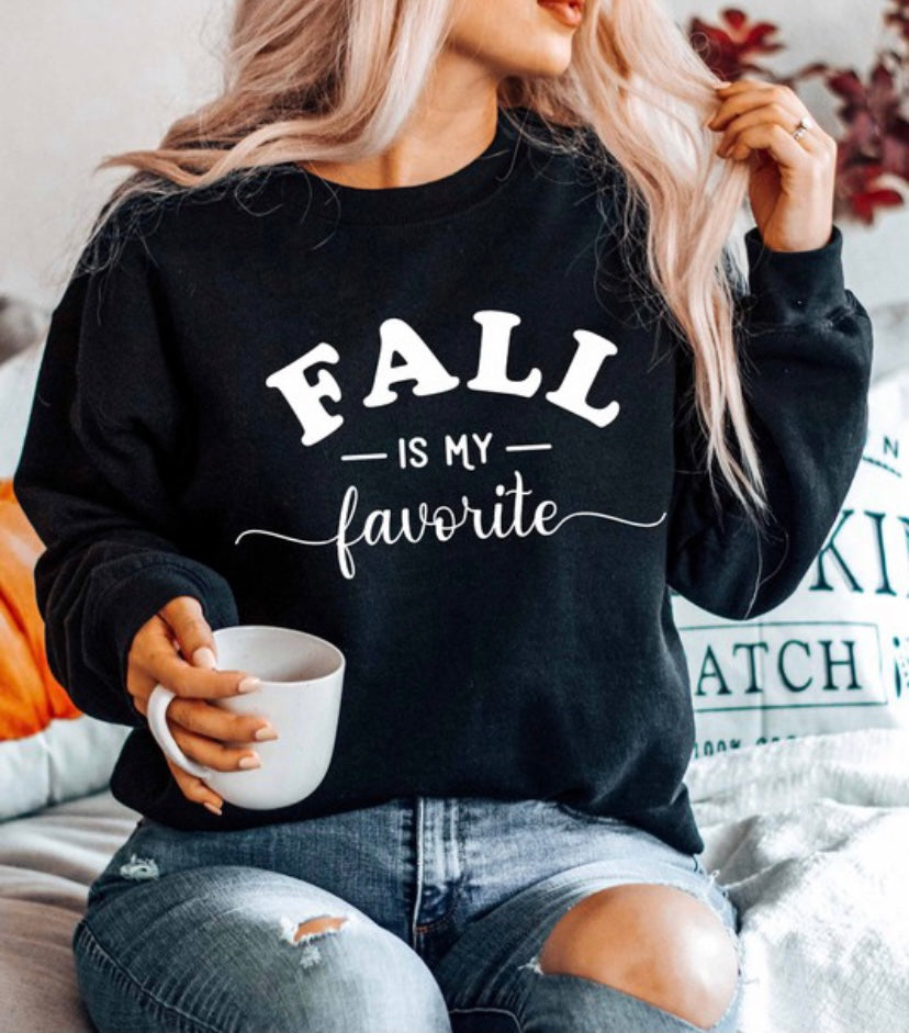 Fall Is My Favourite Sweatshirt-SALE