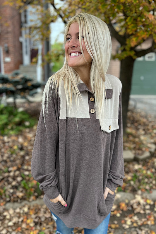 Ranch Adventure Button Up Sweatshirt