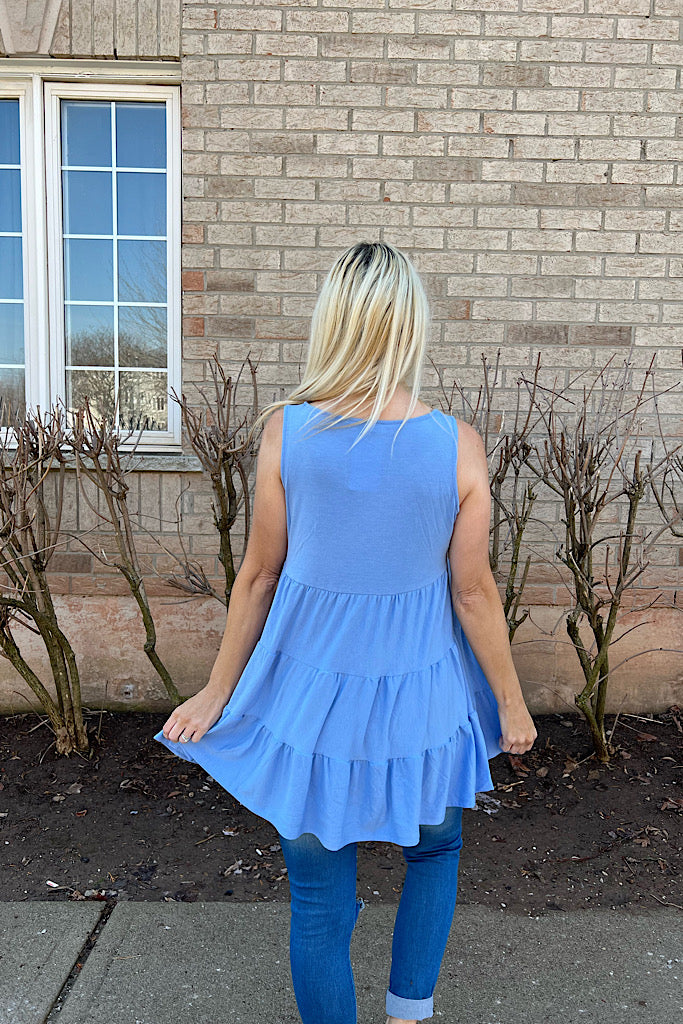 The Lana Tiered Ruffle Tunic