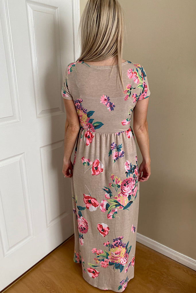 Dreamer Floral Print Maxi Dress