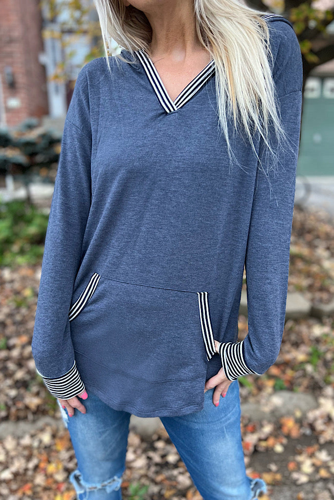 The Perfect Navy Sutton Hoodie-SALE