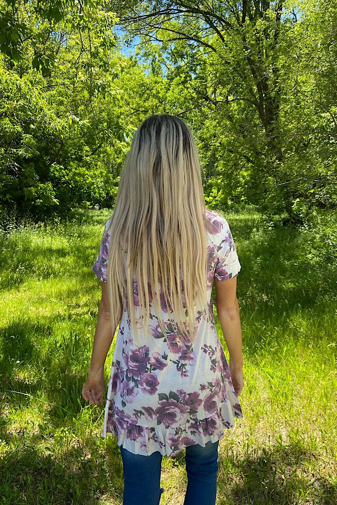 The Sandy Ivory Floral Top